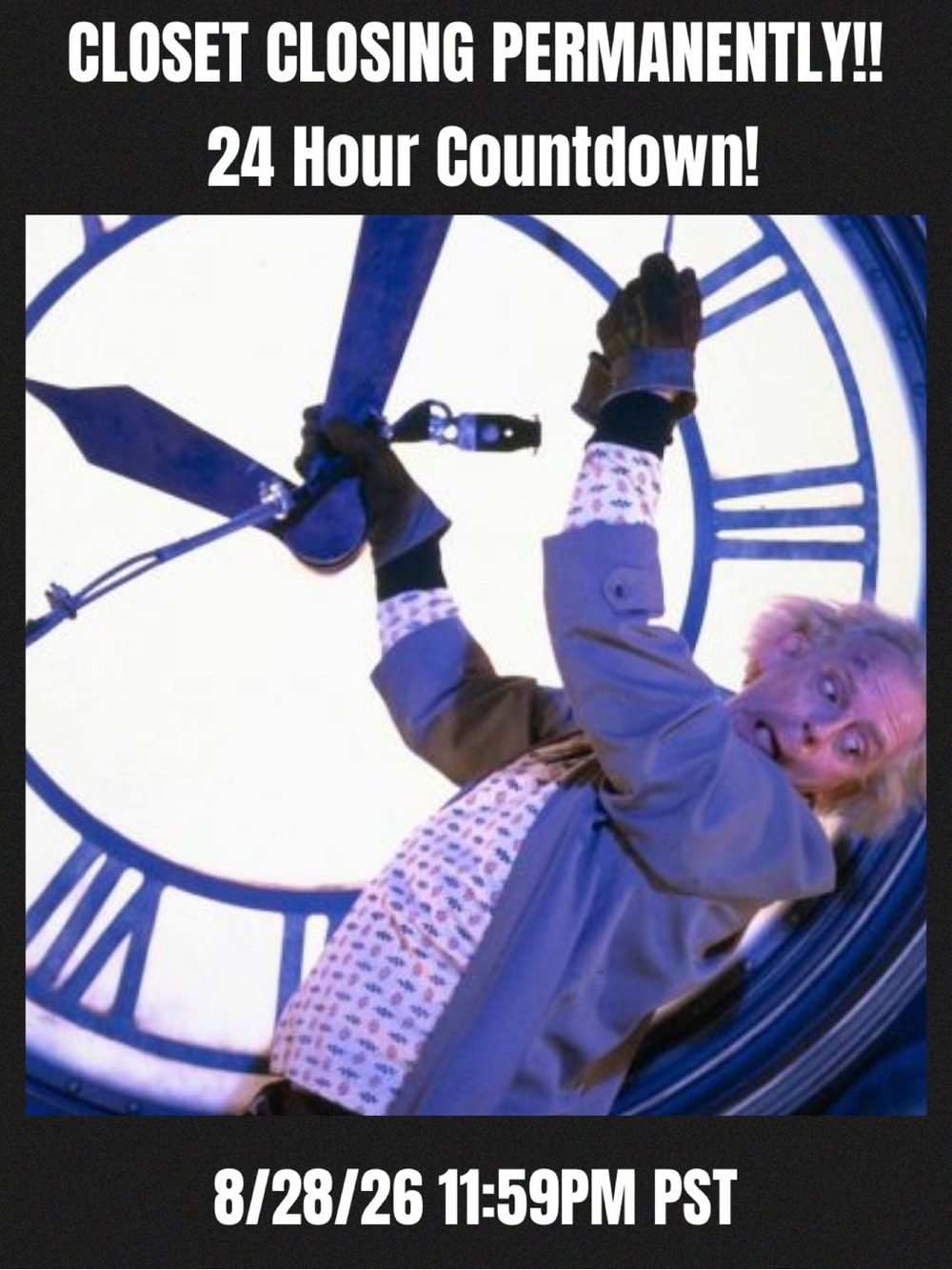 LAST 24 HOURS! 8/28/26 11:59PM PST